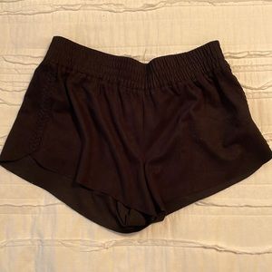 Forever 21 Black Suede Shorts